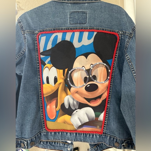 Disney - One of a Kind, Sequined-
Item Name: (Mickey) Aviator Jacket - denim - Picture 9 of 9